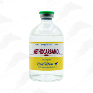Methocarbamol 100ml, racehorse muscle relaxant, Methocarbamol injection for horses, Methocarbamol