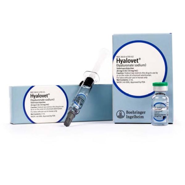 Hyalovet Injection (Hyaluronate Sodium), 20mg/2mL, Buy horse joint supplement online, best equine joint supplement