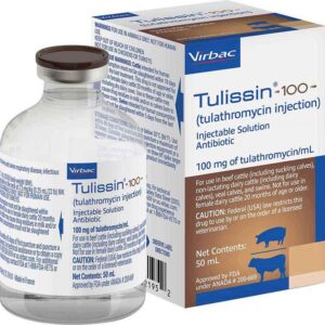 Tulissin 100 , Tulissin 100mg/ml, Tulissin injection, Tulissin for cattles , tulissin noah, zactran, drax, virbac injection,