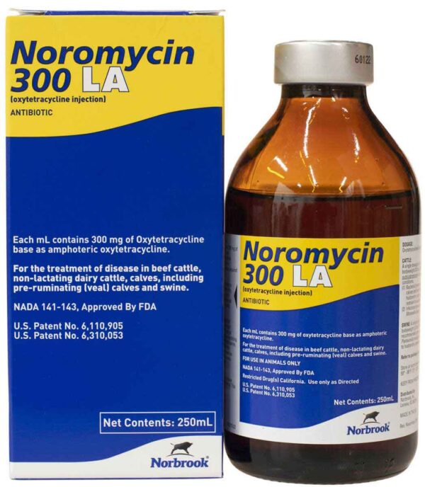 Noromycin 300 LA, Noromycin, Noromycin for humans, Noromycin 300 mg, Noromycin for horses, Noromycin for chickens, noromycin 300, Noromycin for cattle, Noromycin for goats, what is la 300 used for, Noromycin Injection, Noromycin Veterinary injection, Veterinary Antibiotic medication,