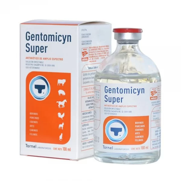 Gentomicyn Super 100ml, Gentomicyn Super by tornel, Gentamicin super injection, Gentamicin super 100ml, Antibiotics, Mexican Products, Protectors & Recovery, aminoglycoside, antibiotic, bronchitis, gentamicin, gentomicyn-super, germ, gram, infection, necrotic, pharyngitis, rhinitis, salmonellosis, tornel