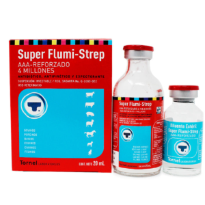Super Flumi-Strep 20ml, Super Flumi-Strep AAA, Antibiotics, Mexican Products, Protectors & Recovery , anti-inflammatory, antibiotic, dihydrostreptomycin, flumethasone, gram, infection, penicillin, super-flumi-strep, tornel, tornel products, tornel injections,
